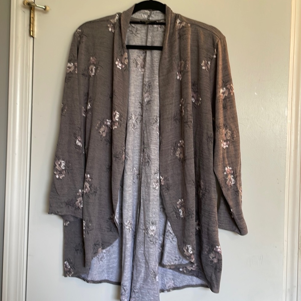 Lane Bryant Floral Cardigan